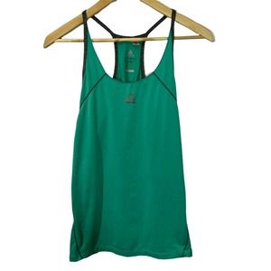 adidas Tech Fit Climalite Women's Racerback Tank Top - Size Medium green